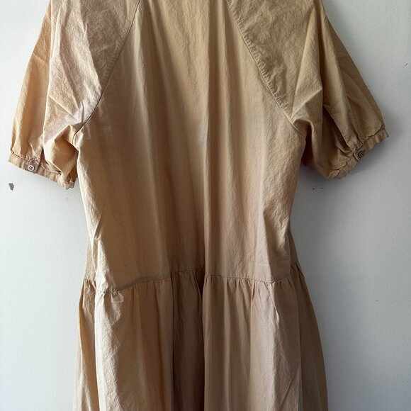 COS Organic Cotton Tiered Maxi Dress Sz 8 - Picture 8 of 8